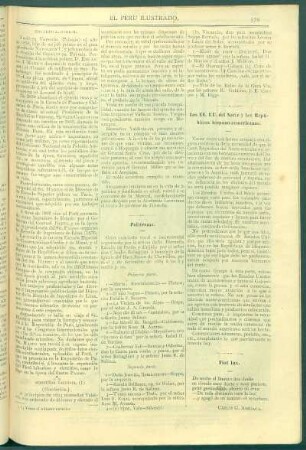 Los EE. UU. del Norte y las Repúblicas hispano-americanas.
