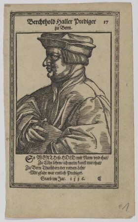 Bildnis des Berchtold Haller