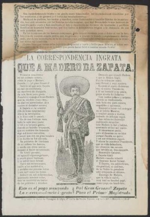 La correspondencia ingrata que a madero da Zapata.