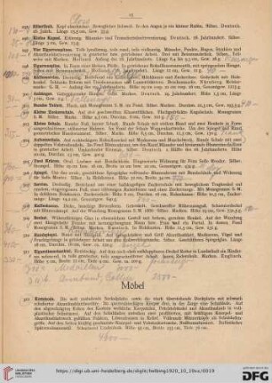 Möbel, Einrichtung, Ostasien, Textilien (Nr. 312-499)