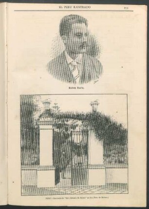 [Retrato de] Rubén Darío.