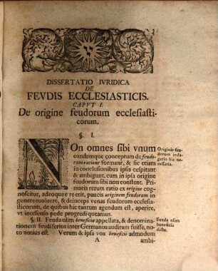 Doctrinam De Fevdis Ecclesiasticis : = Von Krumbstäbischen Lehn