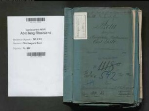 Liste, Karl 02.05.1818 - 12.06.1874; Bergmeister; Prüfungs- u. Personalakten Band 1