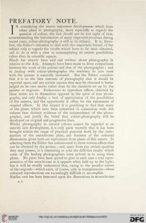Prefatory note