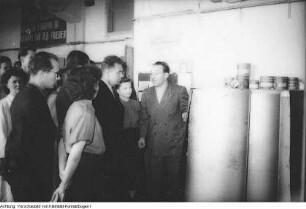 Besuch von Nikolai Michailow, 1. Sekretär des Komsomol, in Sachsen, Mai 1951