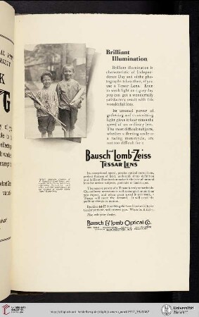 Bausch & Lomb Optical Co. [Zeiss Tessar Lens]