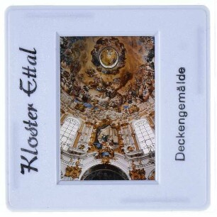 Ettal, Abtei,Ettal, Klosterkirche, Kuppelfresko