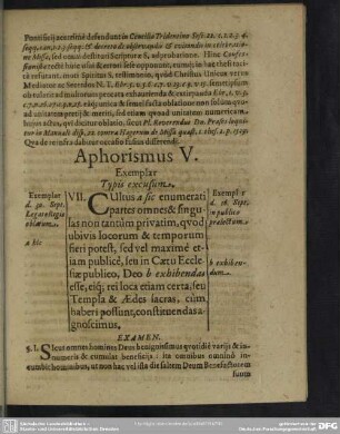 Aphorismus V.