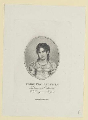 Bildnis der Carolina Augusta von Oesterreich
