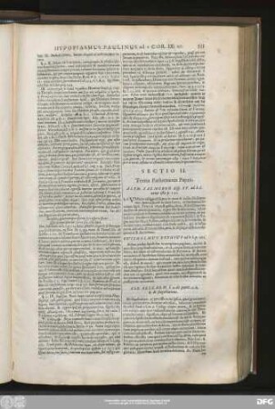 Sectio II. Textus Parhermenia Papaea.