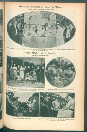 Asociación Española de Socorros Mutuos : Fiesta en el Pabellón de las Rosas