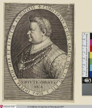 Christianus II. Deo [Christian II. Kurfürst von Sachsen]