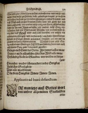Applicatio ad beate defunctum.