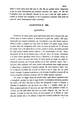 Capitolo XII. Agricoltura.
