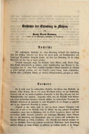 Schriften der Historisch-Statistischen Section der K.K. Mährisch-Schlesischen Gesellschaft zur Beförderung des Ackerbaues, der Natur- und Landeskunde, 14