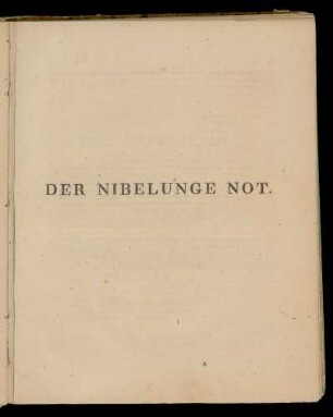 Der Nibelunge Not