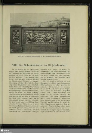 VIII. Die Schmiedekunst im 19. Jahrhundert