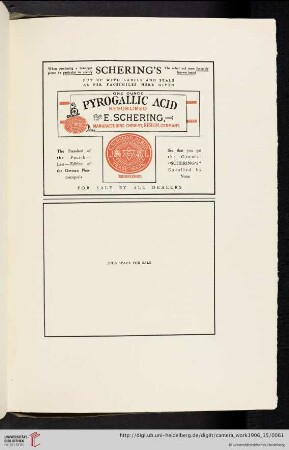 E. Schering [Pyrogallic Acid]