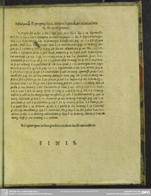 Sphalmata Typographica, inter relegendum animadversa, sic corrigantur
