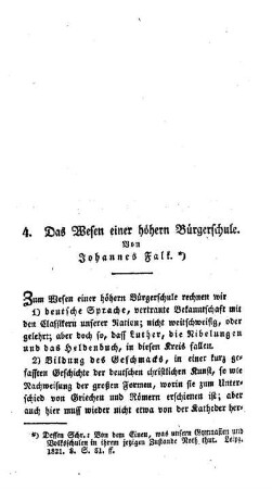 Das Wesen einer höhern Bürgerschule