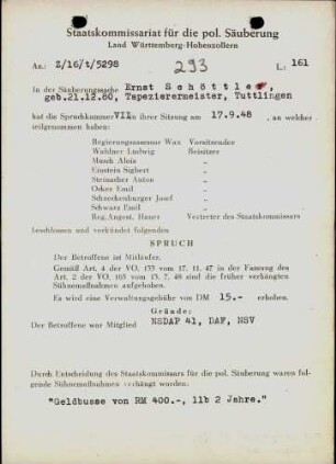 Schöttle, Ernst