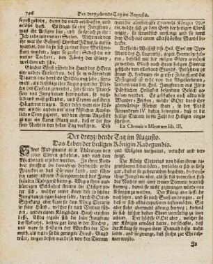 Der dreyzehende Tag im Augusto