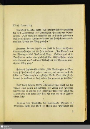 Einstimmung