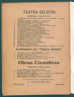 Números publicados