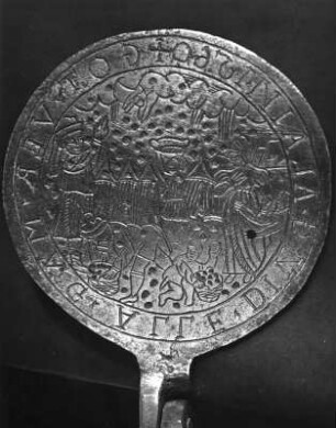 Waffeleisen : Waffeleisen (1560). Villach, Museum der Stadt Villach