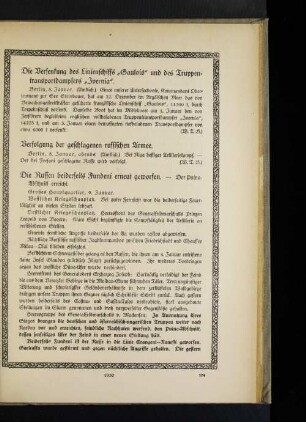 Verfolgung der geschlagenen russischen Armee.