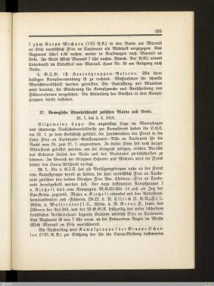 37. Bewegliche Abwehrschlacht zwischen Marne und Vesle