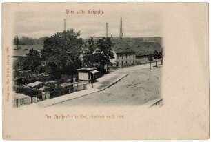 Der Pfaffendorfer Hof, abgebrochen i. J. 1898 [Das alte Leipzig]