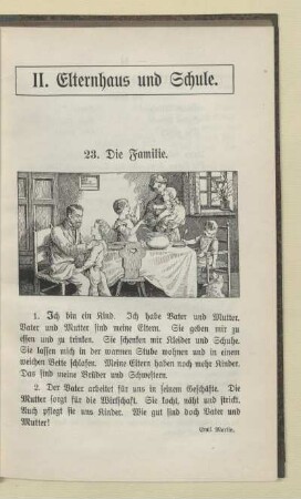 II. Elternhaus und Schule