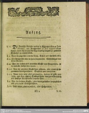 Auszug