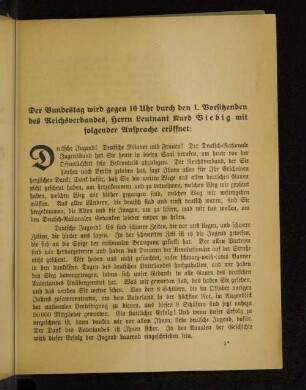 Der Bundestag wird [...] eröffnet: