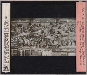 Francesco Traini (?) Der Triumph des Todes. Campo Santo, Pisa (Seestern-Nr. 3337, AK IX, 20)
