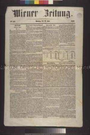 Zeitung: Wiener Zeitung. Nr. 149; Wien, 29. Mai 1848