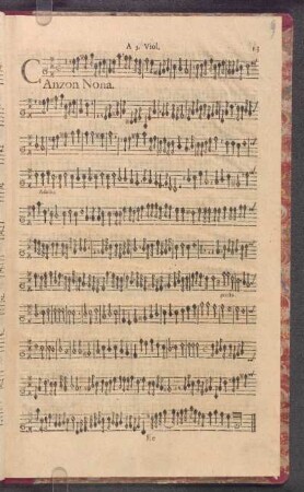 Canzon Nona.