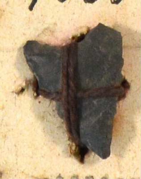 Stone arrowhead