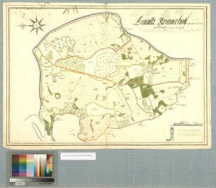 [Damitz Amt/Distrikt Stralsund, Parow (Parow, Groß und Klein) Amt/Distrikt Barth] Damitz Kramerhoff Grosse och Kleine Parow in Prohns Kirchspiell