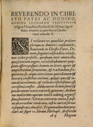 Adversus Veteres Et Novos Errores De anima Conclvsionvm Centvria
