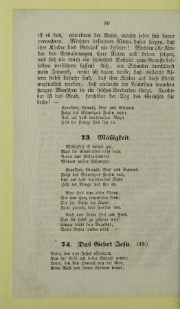 74. Das Gebet Jesu