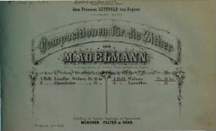 Compositionen für die Zither, 3. Walzer