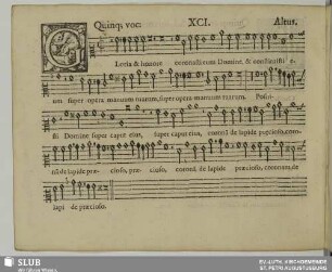 XCI. Gloria et honore