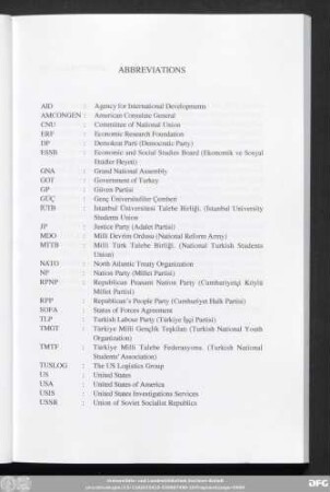 Abbreviations