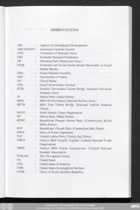 Abbreviations