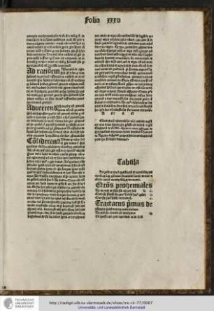 Verzeichnis der Quästionen