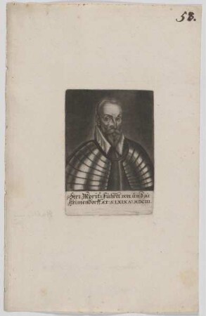Bildnis des Moritz Führer von und zu Heimendorff