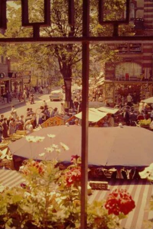 Marktplatz, Detmold; farbig