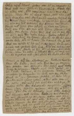 Brief von Elfriede Hausmann an Raoul Hausmann. [Dollerupholz]